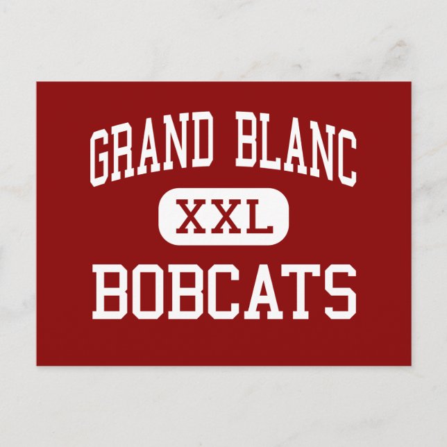 Cartão Postal Grand Blanc - Bobcats - Alto - Grande Branco (Frente)