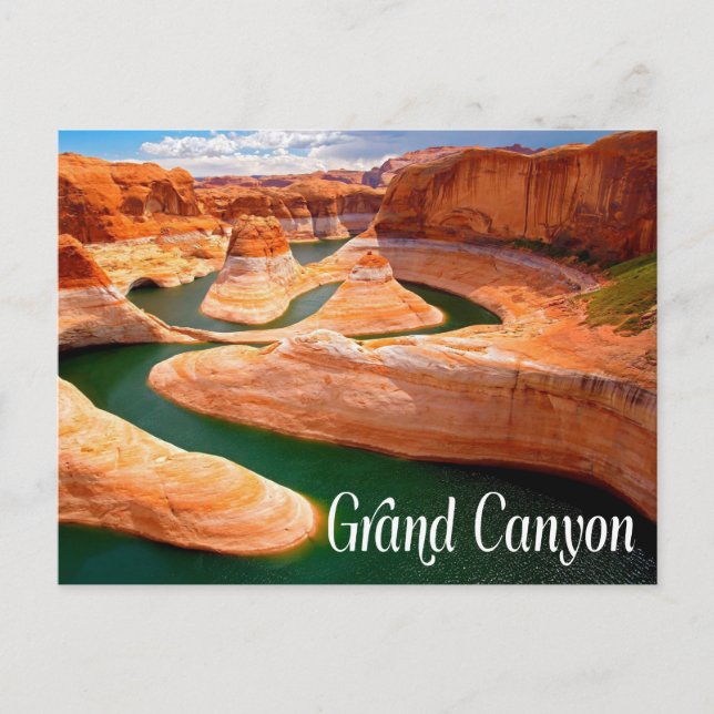 Cartão Postal Grand Canyon, Arizona, Cartão-postal dos EUA (Frente)