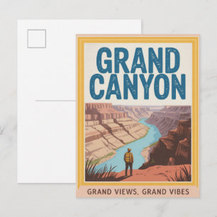 Cartão Postal Grand Canyon Arizona EUA Viagem Vintage