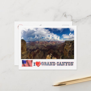Cartão Postal Grand Canyon - Eu Amo - Estados Unidos -