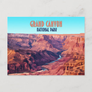 Cartão Postal Grand Canyon National Park Arizona Vintage