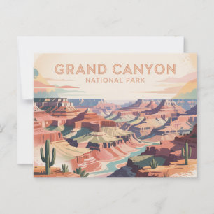 Cartão Postal Grand Canyon National Park Postcard Vintage