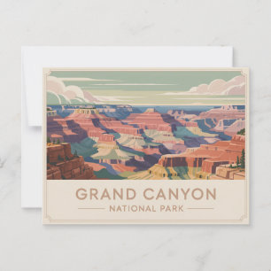 Cartão Postal Grand Canyon National Park Postcard Vintage