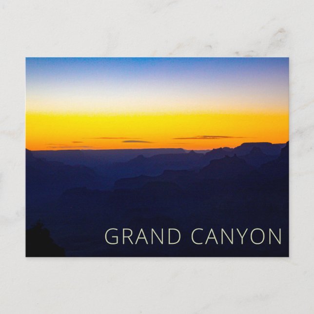 Cartão Postal Grand Canyon National Park Sunset (Frente)