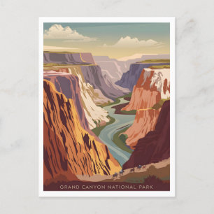 Cartão Postal Grand Canyon National Park Vintage
