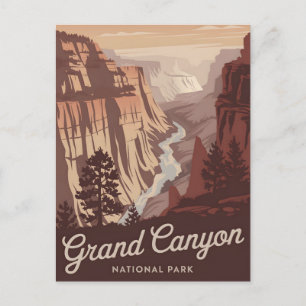 Cartão Postal Grand Canyon National Park Vintage