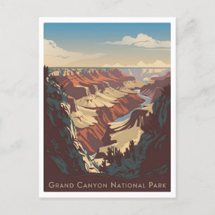 Cartão Postal Grand Canyon National ParkVintage