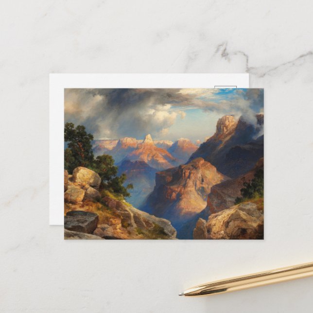 Cartão Postal Grand Canyon por Thomas Moran (Frente/Verso In Situ)