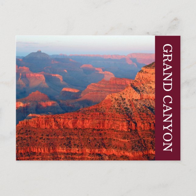 Cartão Postal Grand Canyon Red (Frente)