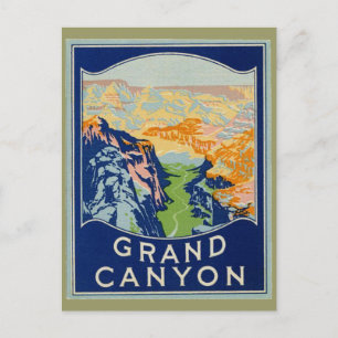 Cartão Postal Grand Canyon - Viagens vintage