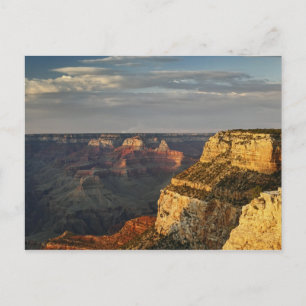 Cartão Postal Grand Canyon visto da borda sul ao pôr do sol, 3