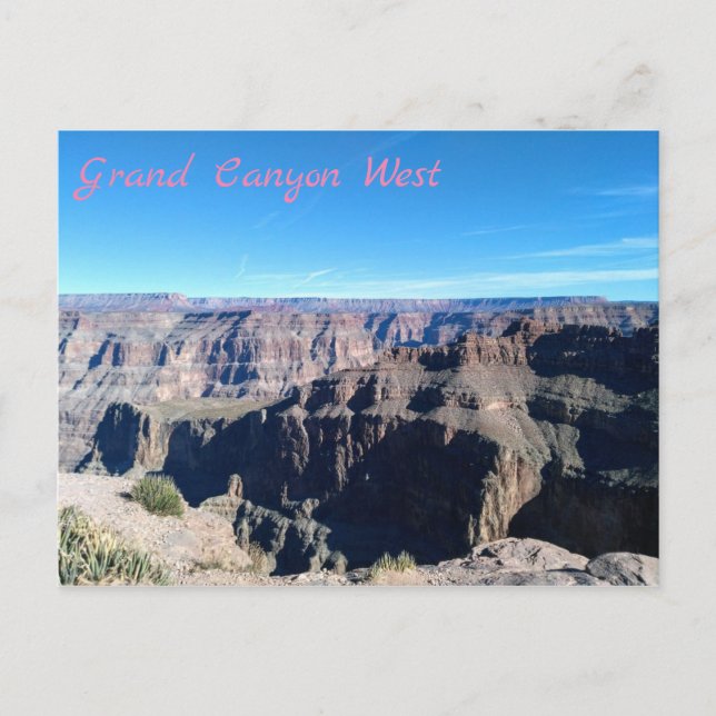 Cartão postal Grand Canyon West (Frente)