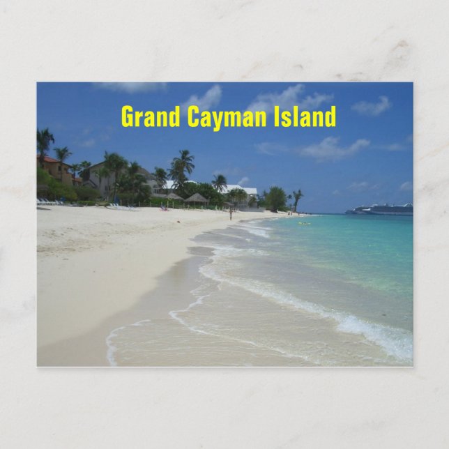 Cartão postal Grand Cayman Island (Frente)