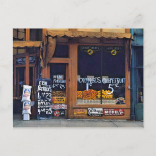 Cartão Postal Grand Grocery Company. Lincoln, Nebraska, 1942.