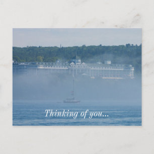 Cartão Postal Grand Hotel Através Do Nevoeiro