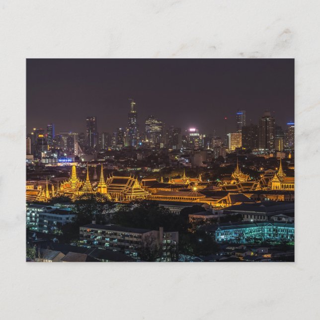 Cartão Postal Grand Palace, Bangkok, Tailândia (Frente)