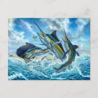 Cartão Postal Grand slam de salto e Flyingfish