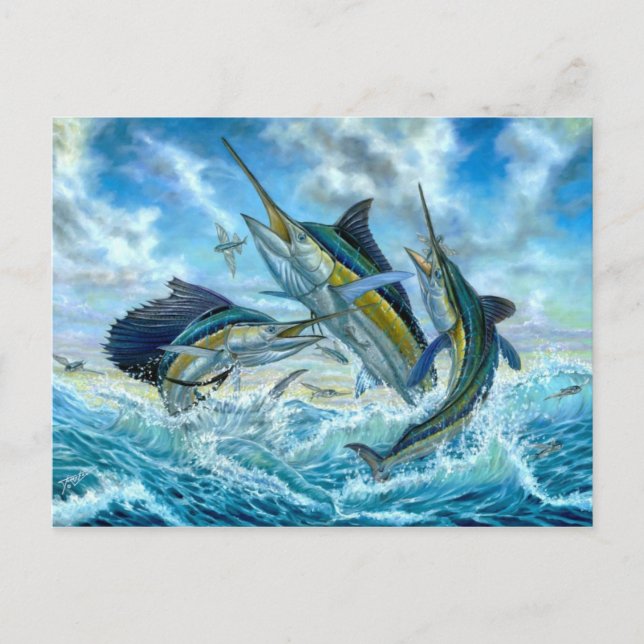 Cartão Postal Grand slam de salto e Flyingfish (Frente)