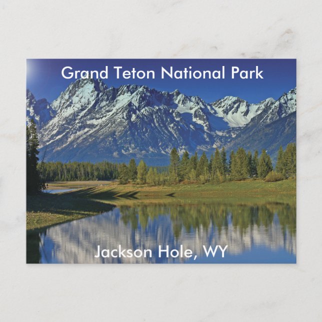 Cartão Postal Grand Teton National Park Série 4 (Frente)
