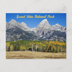 Cartão Postal Grand Teton National Park, Wyoming