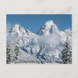Cartão Postal Grand Tetons no inverno