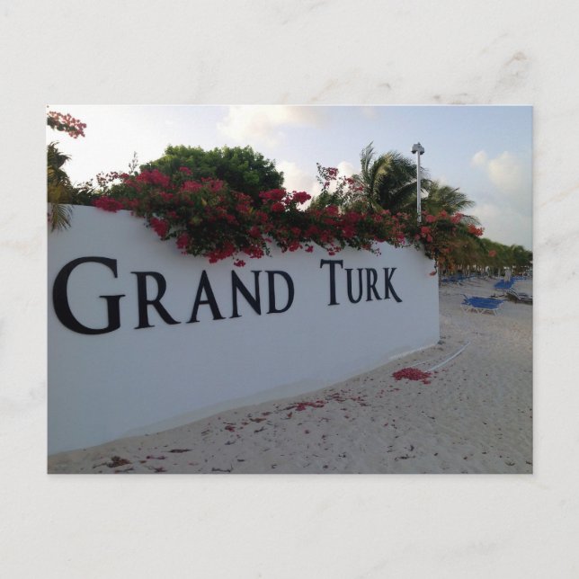 Cartão Postal Grand Turk (Frente)
