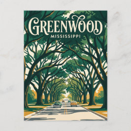 Cartão Postal Grande Boulevard Mississippi