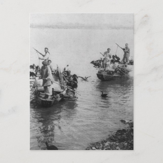 Cartão Postal Grande Canal em Soo-chow na China (Frente)