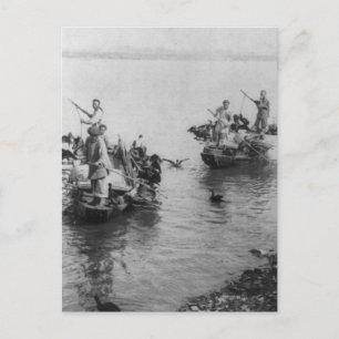 Cartão Postal Grande Canal em Soo-chow na China