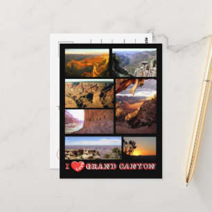 Cartão Postal Grande Canyon - Eu Amo - Estados Unidos -