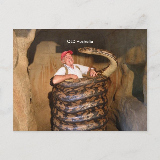 Cartão postal Grande Cobra QLD Austrália Grande Co (Frente)