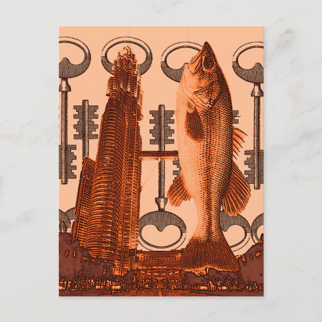 Cartão Postal "Grande Edifício de Boca" (Frente)