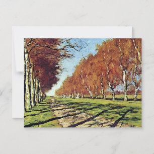 Cartão Postal Grande Estrada, Dia do Outono Sunny