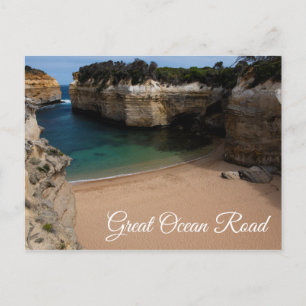 Cartão Postal Grande Estrada Oceânica Praia Loch Ard Gorge Austr