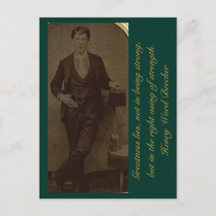 Cartão Postal Grande mentira, não em ser forte...