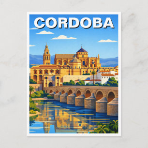 Cartão Postal Grande Mesquita de Córdoba Espanha