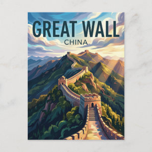 Cartão Postal Grande Muralha da China