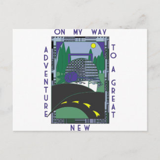 Cartão Postal Grande Nova Aventura Deco