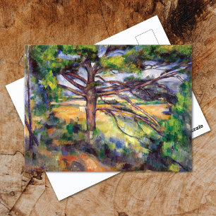 Cartão Postal Grande Pinheiro Perto de Aix Cezanne