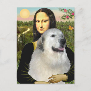 Cartão Postal Grande Pirenéus 9 - Mona Lisa