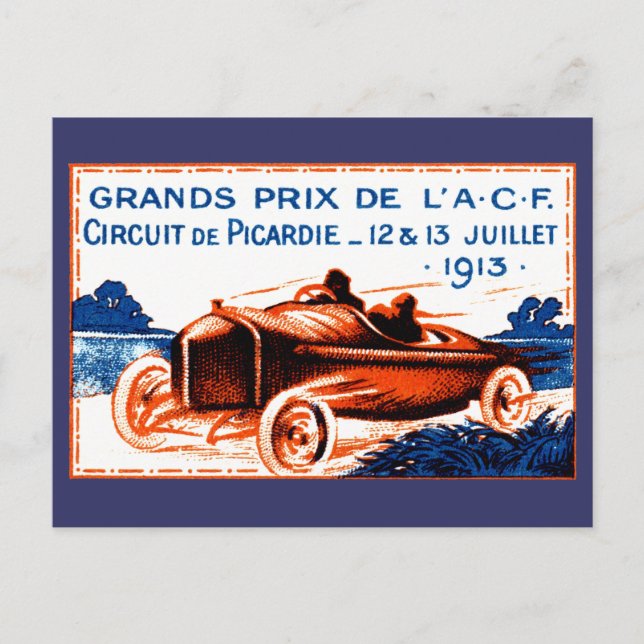 Cartão Postal Grande Prêmio de 1913 (Frente)