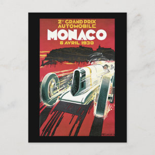 Cartão Postal Grande Prêmio de Mônaco de 1930