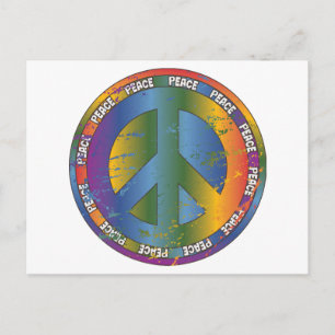 Cartão Postal Grande Símbolo de Paz