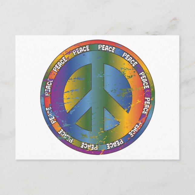 Cartão Postal Grande Símbolo de Paz (Frente)