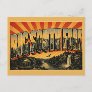 Cartão Postal Grandes Arcos da Garganta do Rio Kentucky em Big S