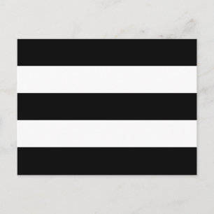 Cartão Postal Grandes faixas brancas e pretas