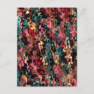 Cartão Postal Grandes Objetivos de abstrato Art