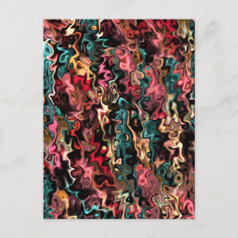 Cartão Postal Grandes Objetivos de abstrato Art