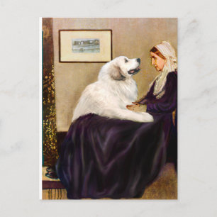 Cartão Postal Grandes Pirenéus 2 - Mãe de Whistler