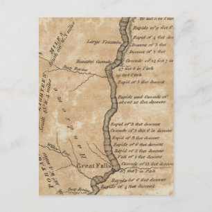 Cartão Postal Grandes Quedas do Missouri